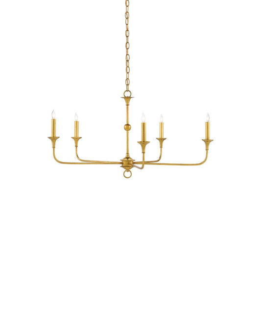 Nottaway Small Gold Chandelier