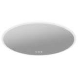 ANZZI Round LED Smart Mirror (24, 28, or 32 in. Diam.), Copper-Free, Adjustable CCT, Built-in Defogger, UL-Certified Electronics, IP44 Rated