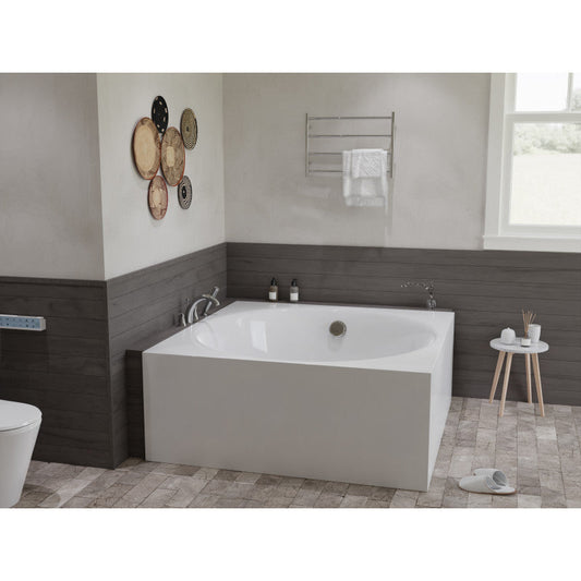 Abyss 59" Freestanding Bathtub in White