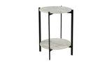 Melanie Accent Table White
