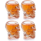 Monkey and Heroes Extra Large Skull Shot Glasses Set of 4