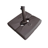 PURPLE LEAF Cantilever Umbrella Weighted Base ZY02XGTBS-90