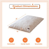 MAXYOYO 3-in-1 Kids Convertible Bean Bag Chair & Bed, Child Floor Sofa for Gaming, Reading, Beige