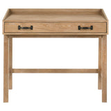 Fabian 38-inch Computer Desk with Keyboard Drawer Distressed Light Brown