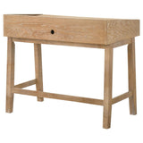 Fabian 38-inch Computer Desk with Keyboard Drawer Distressed Light Brown