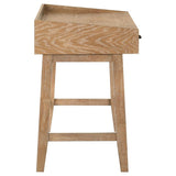 Fabian 38-inch Computer Desk with Keyboard Drawer Distressed Light Brown