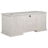 Altidore 68-inch 7-drawer Executive Home Office Desk Distressed White