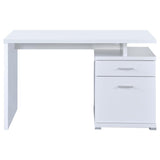 Irving 47-inch 2-drawer Office Computer Desk White