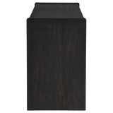 Leandro 2-drawer Home Office Writing Desk Burnished Black