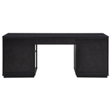 Harkes 75-inch 3-drawer Computer Desk with Adjustable Shelf Coffee Bean