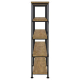Analiese 63-inch 4-shelf Double Bookshelf Mango