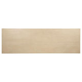 Harkes 75-inch 3-drawer Computer Desk with Adjustable Shelf Light Elm