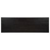 Harkes 75-inch 3-drawer Computer Desk with Adjustable Shelf Coffee Bean