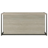 Loomis 60-inch 4-drawer Computer Desk Whitewashed Grey