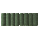 Summer Upholstered Channel Accent Bench Green