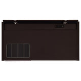 Halston 47-inch 2-drawer Office Desk with Cabinet Cappuccino