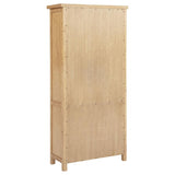 Vermes 72-inch 2-door Home Office Cabinet Bookcase Light Ash
