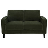 Ruth 3-piece Fabric Upholstered Track Arm Sofa Matcha Green