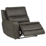 Marcell 5-Piece L-Shaped Modular Power Reclining Sectional Sofa Grey