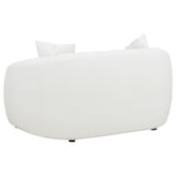 Isabella 3-piece Faux Sheepskin Upholstered Sofa Set Natural