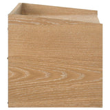 Fabian Bookshelf Bridge with Cubbies Distressed Light Brown