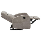 Hamilton 3-piece Chenille Manual Reclining Sofa Set Sand