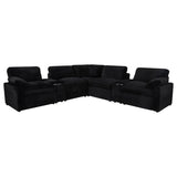 Collins 7-piece Modular Power Reclining Sectional Black