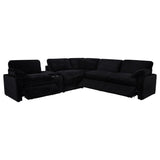 Collins 6-piece Modular Power Reclining Sectional Black
