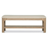 Solano 52-inch Bedroom Bed End Bench Weathered Mango