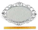 Fleur-De-Lis Oval Serving Tray