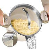 Natural Collection 5 Qt. Pasta Pot in Cream