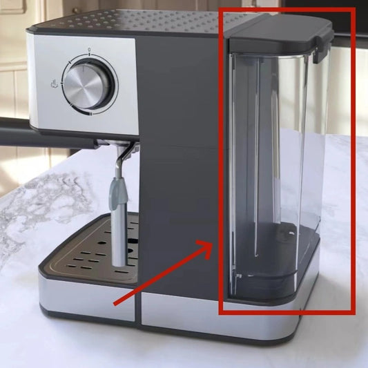Plum Chef Replacement Water Tank for KFJ-6870 & KFJ-6836 Espresso Machines, BPA-Free Transparent Reservoir with Secure Fit & Easy Installation