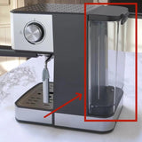 Plum Chef Replacement Water Tank for KFJ-6870 & KFJ-6836 Espresso Machines, BPA-Free Transparent Reservoir with Secure Fit & Easy Installation