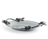 Acorn Oak & Leaf Stoneware Tray - Small