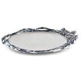 Grape Open Vine Round Tray Large
