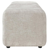 Summer Upholstered Channel Accent Bench Greige