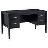 Graham 4-Drawer Lift-Top Computer Desk Black