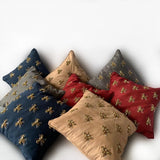 Insect Embroidery Pillow Cover (Set of 1)