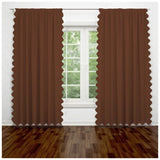 Scallop Luxurious Polyester Curtain (Set of 2)