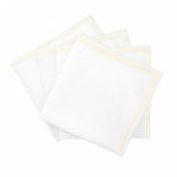 Double Embroidery Border Cotton Napkins (Set of 4)
