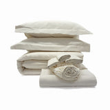300TC Cotton Percale Solid Bedding Bundle