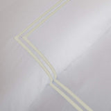 400TC Double Embroidery Sateen Solid Cotton Day Bed Set