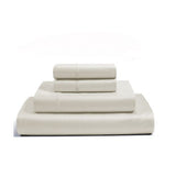 400TC Luxurious Double Embroidery Cotton Sateen Solid Bedding Bundle