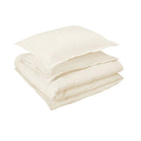 400TC Luxurious Single Embroidery Cotton Sateen Solid All-In Bedding Bundle