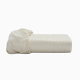 300TC Sateen Stripe Cotton Fitted Sheet