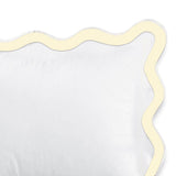 400TC Applique Scalloped Embroidery Cotton Euro Sham