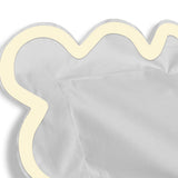 400TC Applique Scalloped Embroidery Cotton Pillow Sham