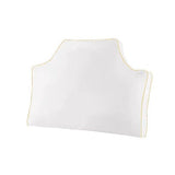 Cotton Cover Foam Headboard In Embroidery Border