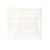 Allena 400TC Cotton Scallop Embroidery Sateen Solid Euro Sham