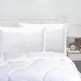 400TC Cotton Small Scallop Embroidery Pillow Sham